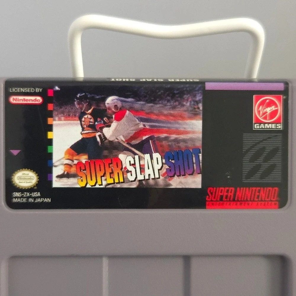 Super Slap Shot - Super Nintendo (SNES) - Cartridge Only - Authentic & Tested